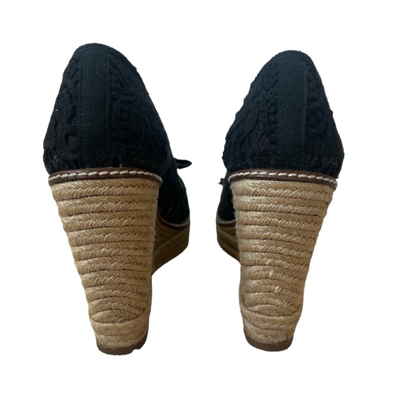 Tory Burch Jackie Lace Espadrille Wedge - Picture 3 of 10